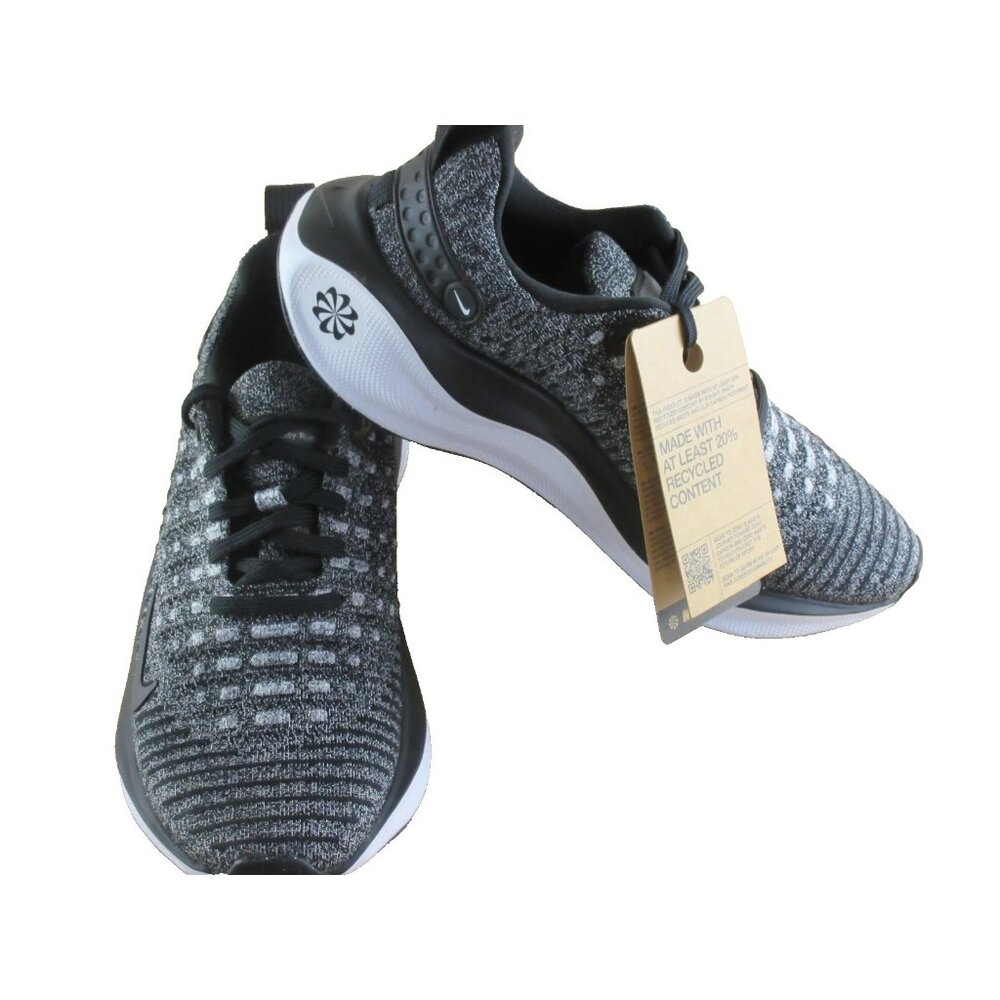 Women's Nike React X Infinity Run 4 Road Running Shoes Black White Sizes NIB - Picture 4 of 7